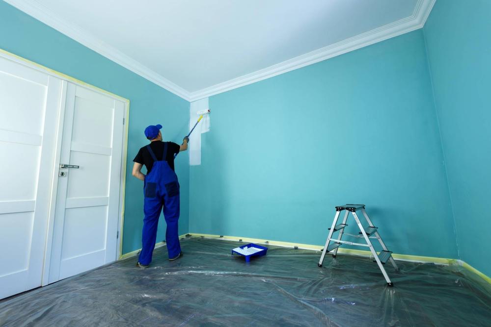 Mur bleu