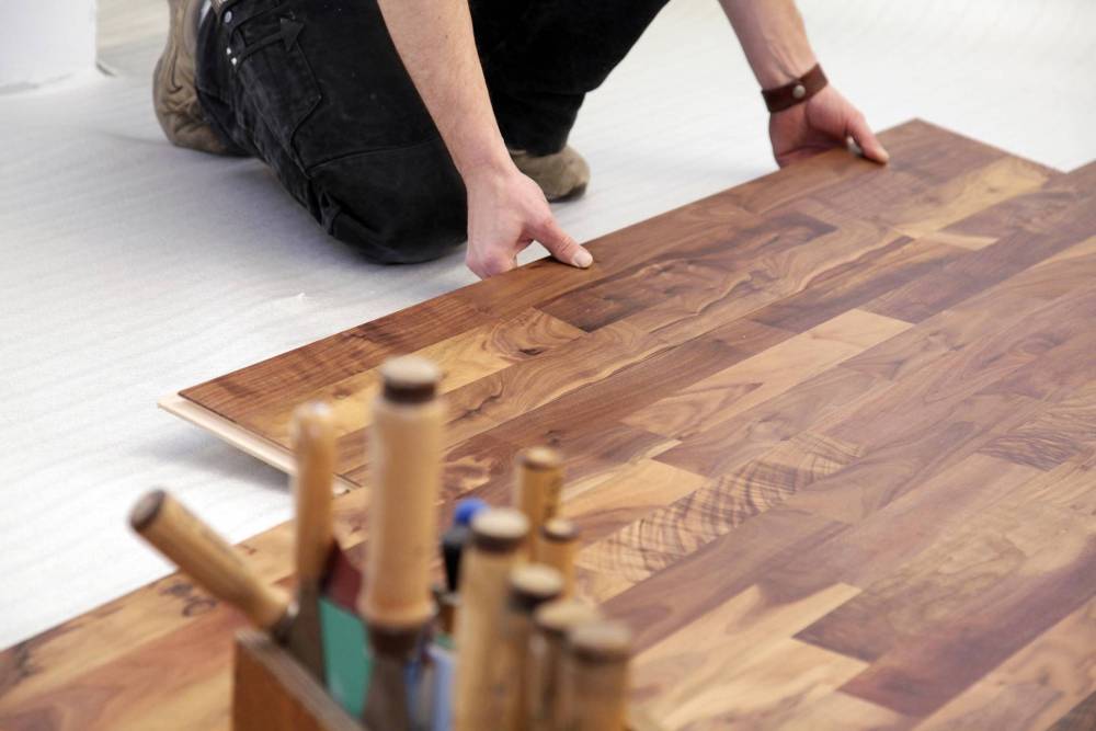 Parquet marron
